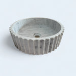 Carrara Fluted Basin Carrara Fluted Basin