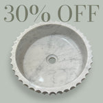 Carrara Fluted Basin Carrara Fluted Basin