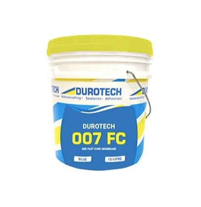 Durotech 007FC FC 15 Litres Blue SBR Fast Cure Membrane Durotech 007FC FC 15 Litres Blue SBR Fast Cure Membrane