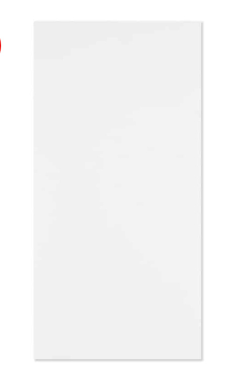 Rectified Gloss White 600x300mm Rectified Gloss White 600x300mm