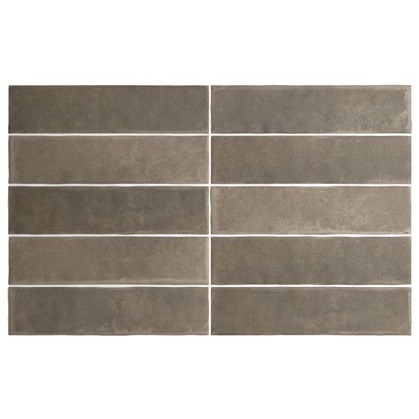 ARGILE CACAO MATT SUBWAY 60X246MM V2 (27562) ARGILE CACAO MATT SUBWAY 60X246MM V2 (27562)