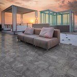 Entiva Cross Cut Dark 20mm 600x600mm Entiva Cross Cut Dark 20mm 600x600mm