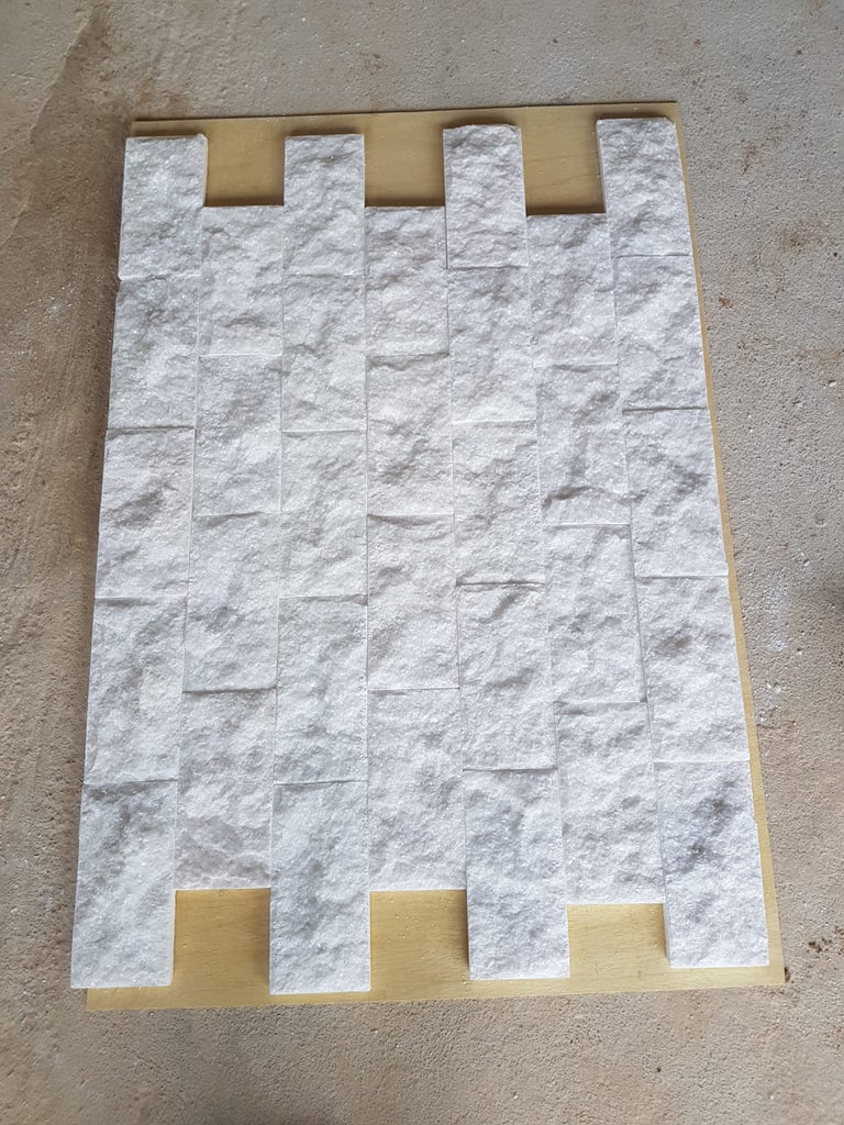 Pure White Split Face Marble – Northern TILE Distributors
